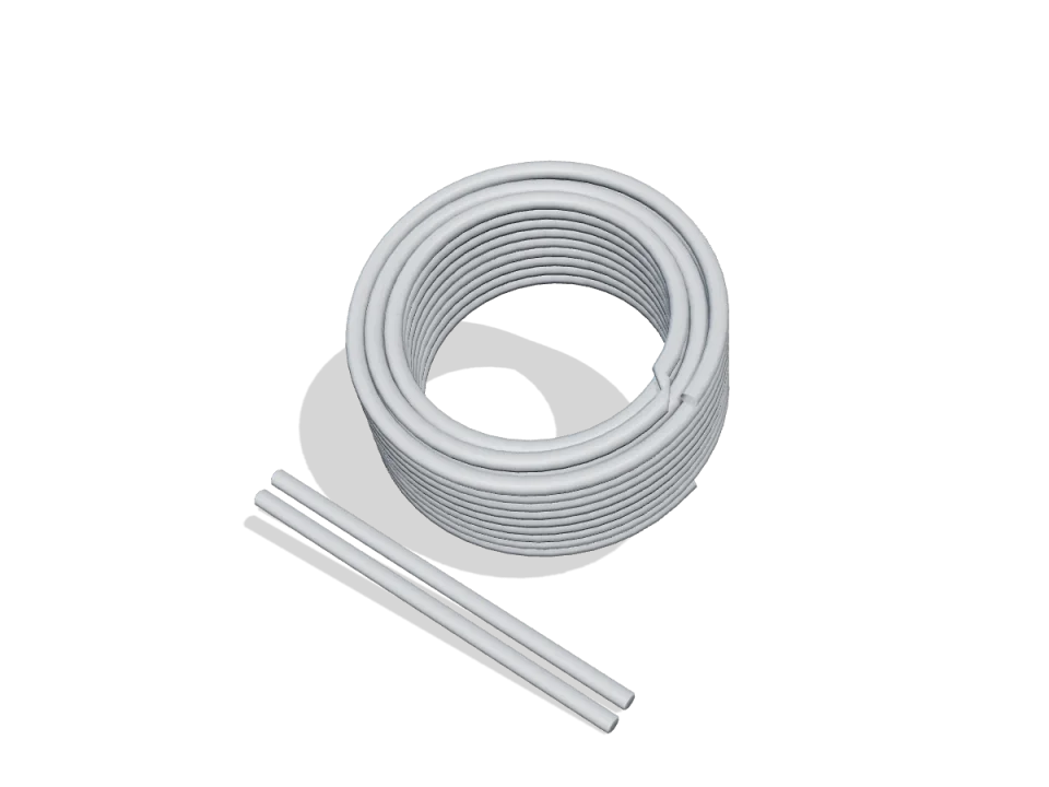 Polivinil-hlorid PVC-C (naknadno hlorisani) sivi – žica za zavarivanje, okrugla Ø 4 mm
