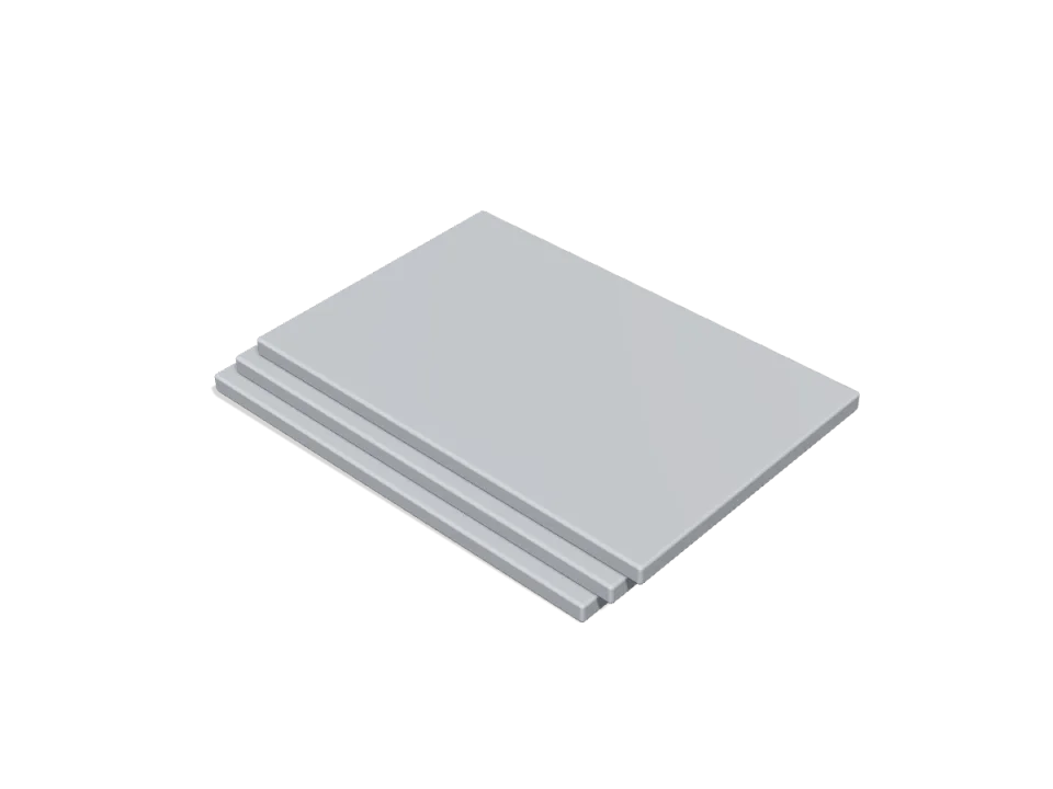 Polipropilen PP-B, kaširan tkaninom sivi – ploča 5 × 1500 × 3000 mm
