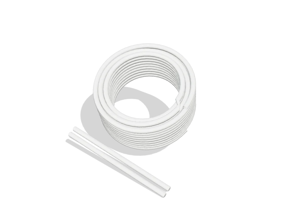 Polipropilen PP-H (homopolimer) prirodni – žica za zavarivanje, trougaona 90° 5 × 3,4 mm