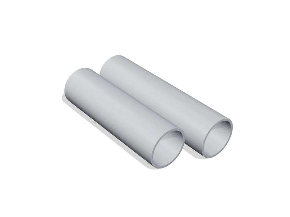 Ventilaciona cijev, d 50 × 3 mm, 5 m – Polipropilen PP-s, provodljivi i teško zapaljivi