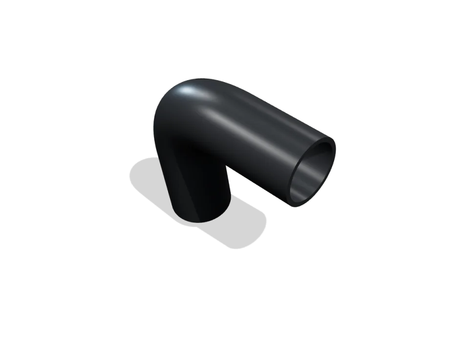 Luk, d 1000 × 59,3 mm, 60°, SDR 17 – Polietilen PE 100