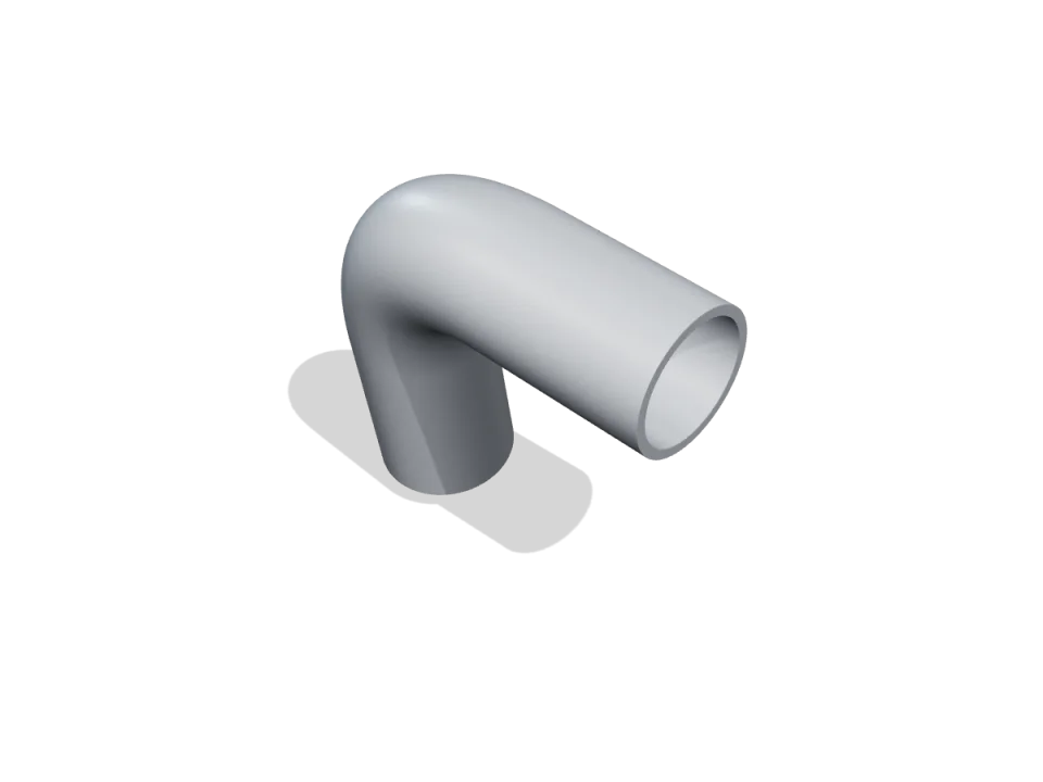 Luk, d 280 × 8,6 mm, 90°, SDR 33 – Polipropilen PP-R (statistički kopolimer)