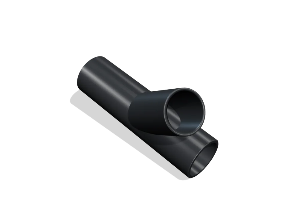 Kosi odvojak, d 125 × 11,4 mm, 60°, SDR 11 – Polietilen PE 100