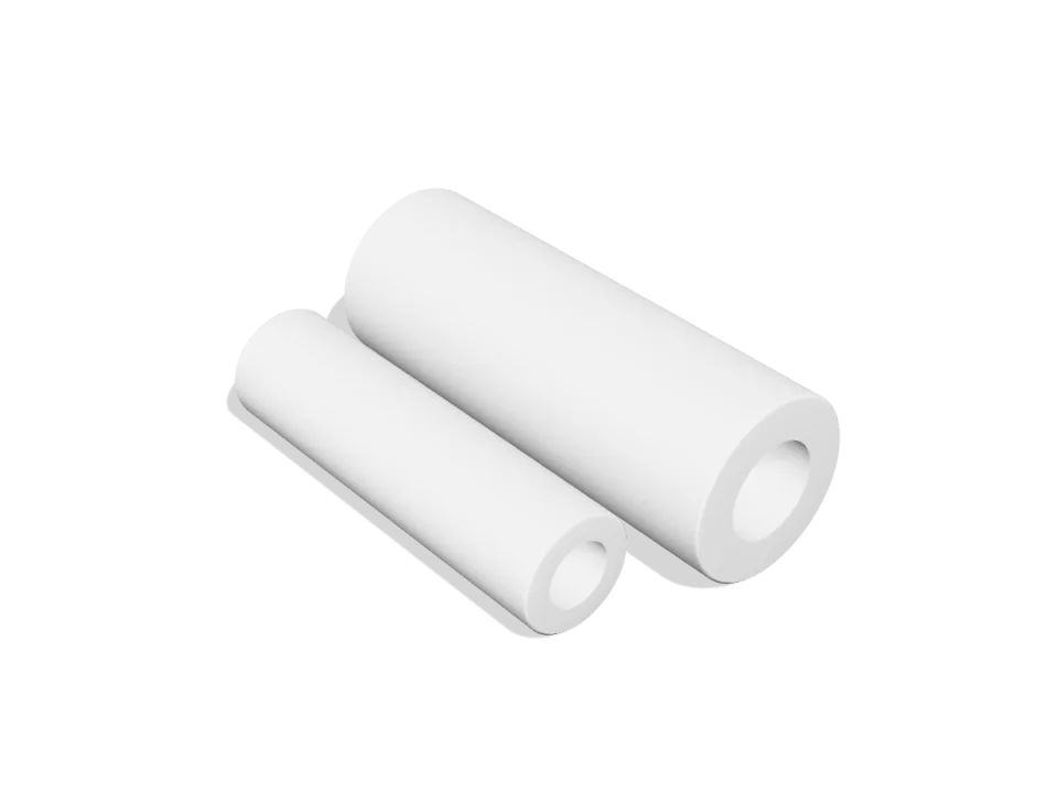 Politetrafluoretilen PTFE prirodni – šuplja šipka Ø 6 / 4 × 50000 mm