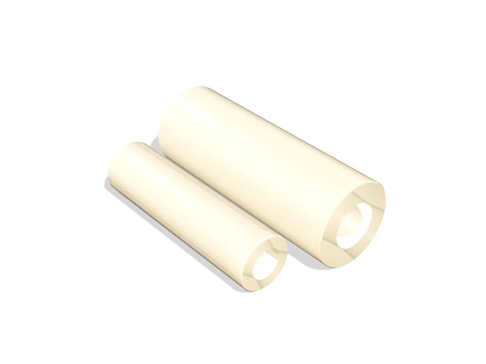 Polisulfon PSU prirodni – šuplja šipka Ø 250 / 112 × 3000 mm